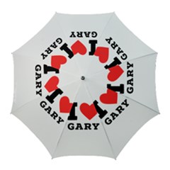 I Love Gary Golf Umbrellas by ilovewhateva