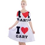 I love gary Quarter Sleeve A-Line Dress