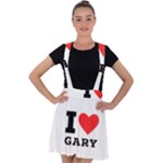 I love gary Velvet Suspender Skater Skirt
