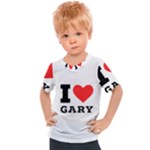 I love gary Kids  Sports Tee