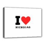 I love nicholas Canvas 16  x 12  (Stretched)