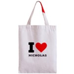 I love nicholas Zipper Classic Tote Bag