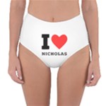 I love nicholas Reversible High-Waist Bikini Bottoms