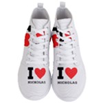 I love nicholas Men s Lightweight High Top Sneakers