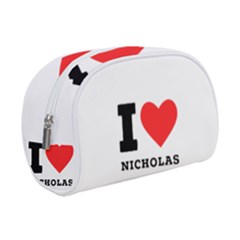 I Love Nicholas Make Up Case (small) by ilovewhateva
