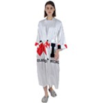 I love nicholas Maxi Satin Kimono