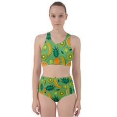Fruit Tropical Pattern Design Art Racer Back Bikini Set by danenraven