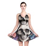 Skull Bones Reversible Skater Dress