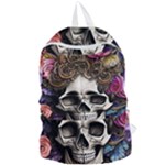 Skull Bones Foldable Lightweight Backpack