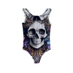 Skull Bones Kids  Frill Swimsuit