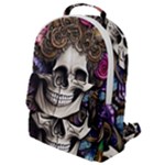Skull Bones Flap Pocket Backpack (Small)