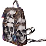 Skull Bones Buckle Everyday Backpack