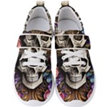 Skull Bones Men s Velcro Strap Shoes