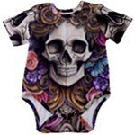 Skull Bones Baby Short Sleeve Bodysuit