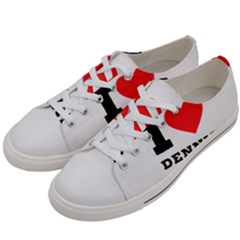 I Love Dennis Men s Low Top Canvas Sneakers by ilovewhateva