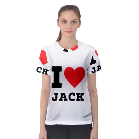I Love Jack Women s Sport Mesh Tee by ilovewhateva