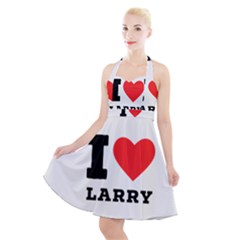 I Love Larry Halter Party Swing Dress  by ilovewhateva