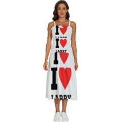 I Love Larry Sleeveless Shoulder Straps Boho Dress by ilovewhateva