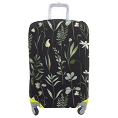 Plants Floral Art Pattern Design Luggage Cover (medium) by Ravend