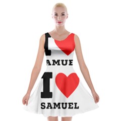 I Love Samuel Velvet Skater Dress by ilovewhateva