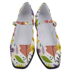 Flowers-101 Women s Mary Jane Shoes by nateshop