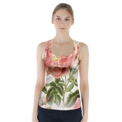 Flowers-102 Racer Back Sports Top