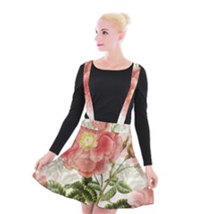 Flowers-102 Suspender Skater Skirt