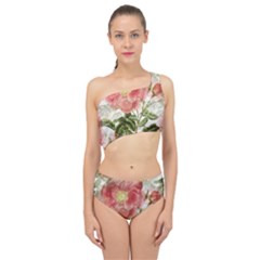 Flowers-102 Spliced Up Two Piece Swimsuit
