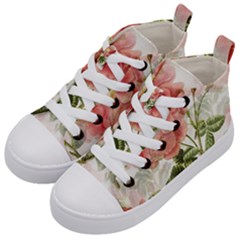 Flowers-102 Kids  Mid-top Canvas Sneakers