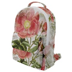 Flowers-102 Flap Pocket Backpack (small)