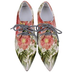 Flowers-102 Pointed Oxford Shoes