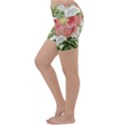 Flowers-102 Lightweight Velour Yoga Shorts View2