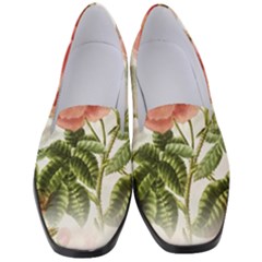 Flowers-102 Women s Classic Loafer Heels