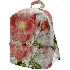 Flowers-102 Zip Up Backpack