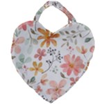 Flowers-107 Giant Heart Shaped Tote