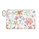 Flowers-107 Canvas Cosmetic Bag (Large)