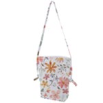 Flowers-107 Folding Shoulder Bag