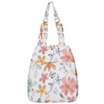 Flowers-107 Center Zip Backpack
