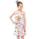 Flowers-107 Kids  Overall Dress