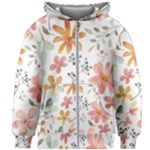 Flowers-107 Kids  Zipper Hoodie Without Drawstring