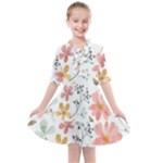 Flowers-107 Kids  All Frills Chiffon Dress