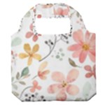 Flowers-107 Premium Foldable Grocery Recycle Bag