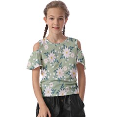 Flowers-108 Kids  Butterfly Cutout Tee by nateshop