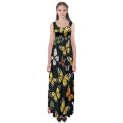 Flowers-109 Empire Waist Maxi Dress by nateshop