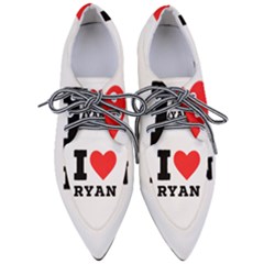 I Love Ryan Pointed Oxford Shoes