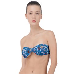 Medicine Pattern Classic Bandeau Bikini Top  by SychEva