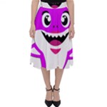 Purple Shark Fish Classic Midi Skirt