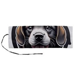 Dog Animal Puppy Pooch Pet Roll Up Canvas Pencil Holder (m) by Semog4
