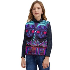 Gamer Life Kid s Short Button Up Puffer Vest	 by minxprints