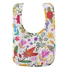 Colorful Flowers Pattern Abstract Patterns Floral Patterns Baby Bib by Semog4